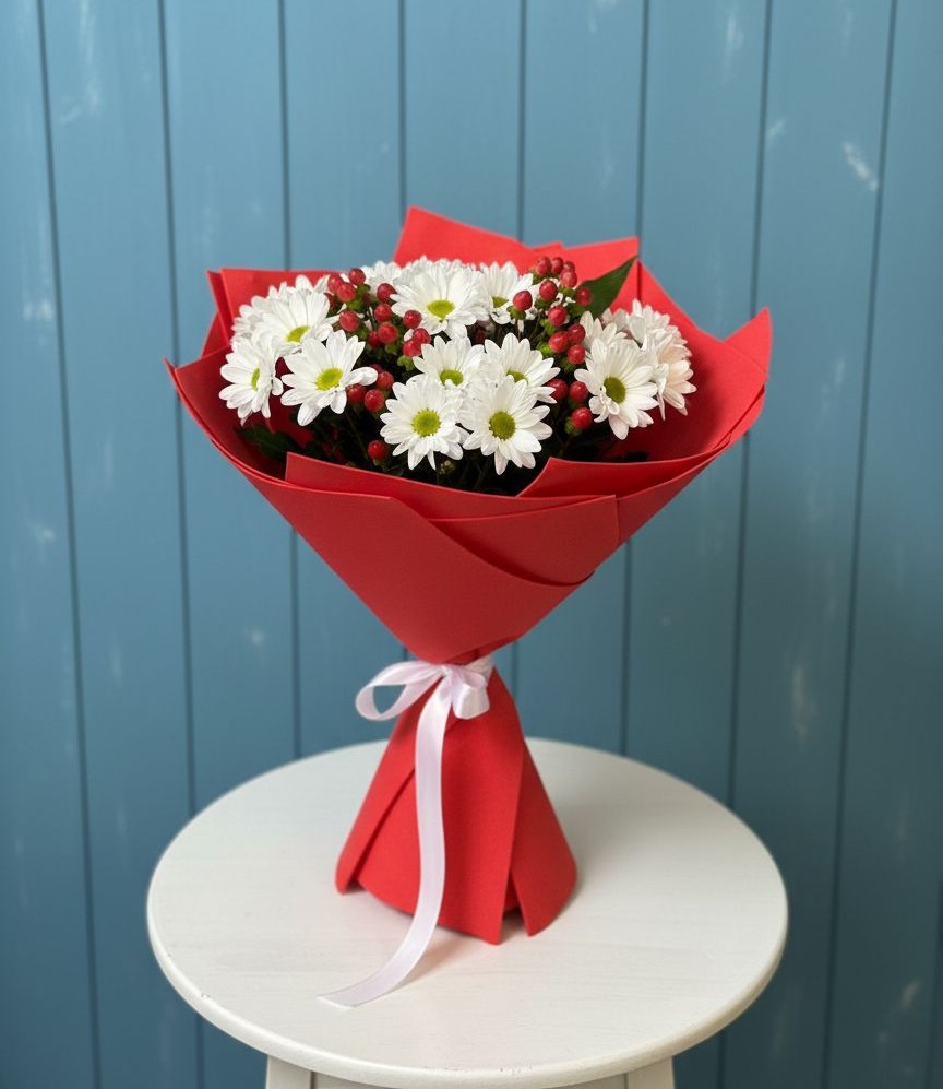 Букет цветов из: Хризантемы в Лёвинцы