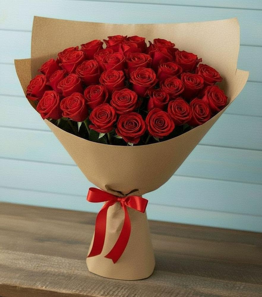 Букет Красные розы Милано в Лёвинцы