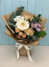 Букет цветов из:  Герберы и Хризантемы в Лёвинцы
