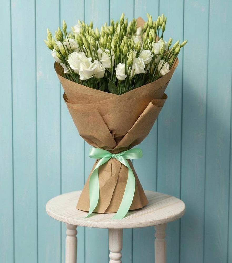 Букет цветов из: Лизиантусы в Лёвинцы