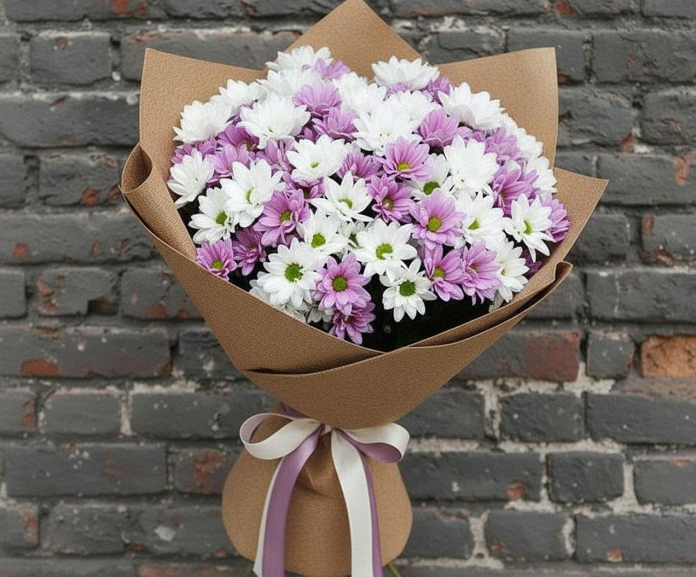 Букет цветов из: Хризантемы в Лёвинцы