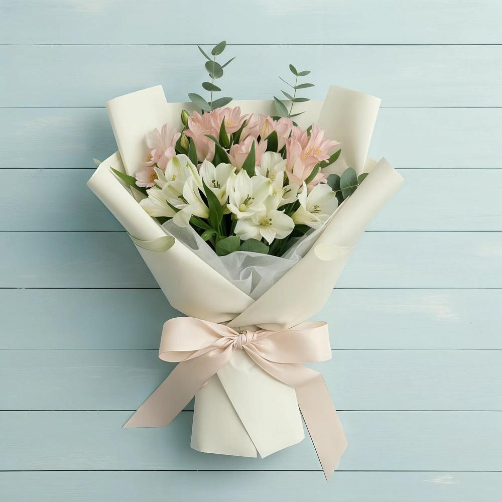 Букет цветов из: Альстромерии в Лёвинцы